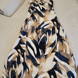 SHEIN Multicolor Backless Dress